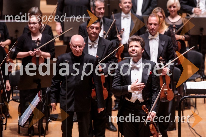  Christoph Eschenbach, dirigent, pianist;  Julian Rachlin, violinaJulian Rachlin, Festival Ljubljana 2022
