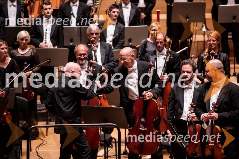 Christoph Eschenbach, dirigent, pianist;  ... Julian Rachlin, Festival Ljubljana 2022