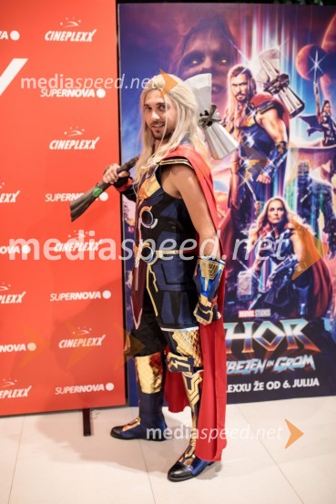  Matic Gaiser, ThorVečer Superjunakov in premiera filma Thor: Ljubezen in grom v Cineplexxu