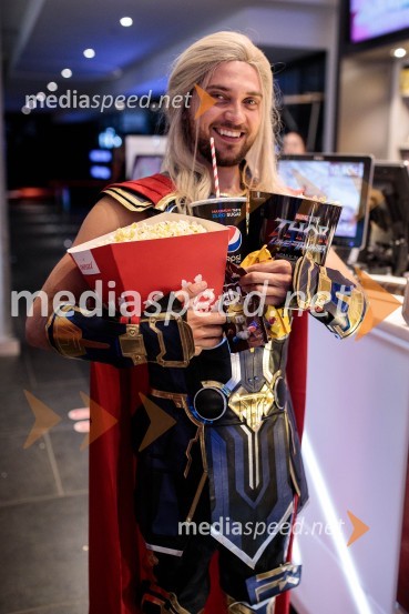  Matic Gaiser, ThorVečer Superjunakov in premiera filma Thor: Ljubezen in grom v Cineplexxu