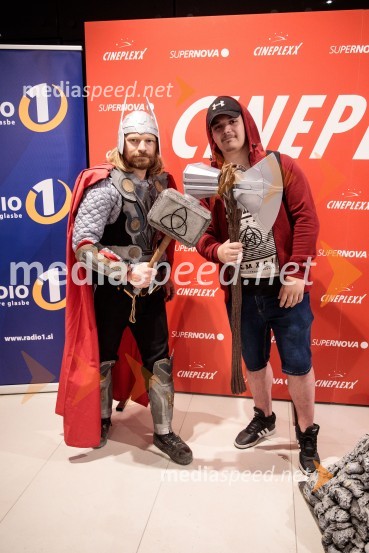  Klemen Čotar;  ... Večer Superjunakov in premiera filma Thor: Ljubezen in grom v Cineplexxu
