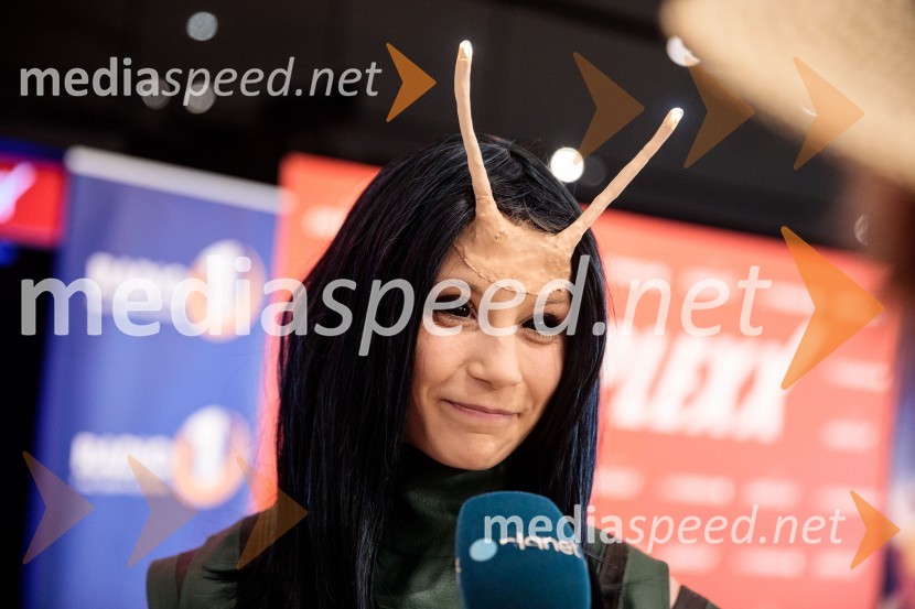  Klara Čotar, Black Tea CosplayVečer Superjunakov in premiera filma Thor: Ljubezen in grom v Cineplexxu