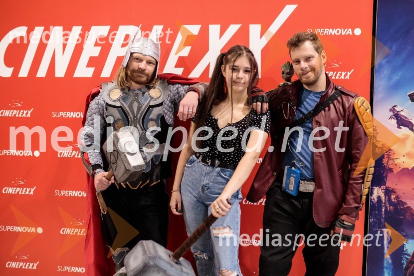  Klemen Čotar;  ... ;  Jurij K. KoyaVečer Superjunakov in premiera filma Thor: Ljubezen in grom v Cineplexxu