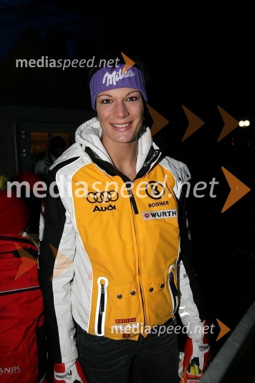 Maria Riesch, smučarka (Nemčija)Zlata Lisica, podelitev nagrad za veleslalom in žrebanje startnih številk za slalom