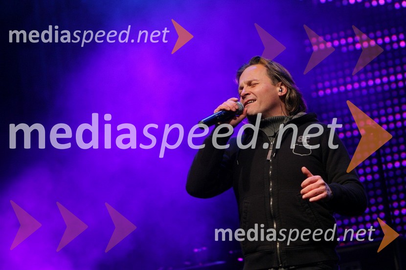 Matjaž Jelen, skupina Šank rockZlata Lisica, podelitev nagrad za veleslalom in žrebanje startnih številk za slalom