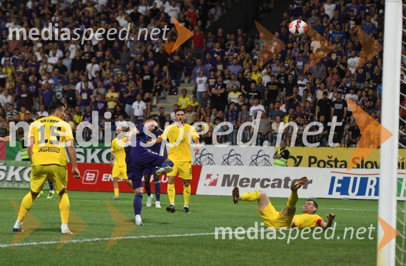 Nogometna tekma NK Maribor - FC Šahtar Soligorsk