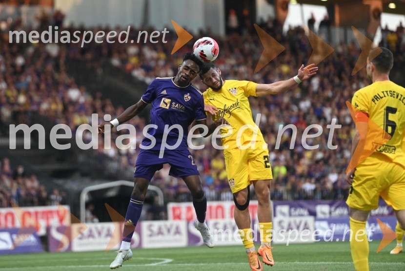  Antoine Makoumbou, nogometaš, NK Maribor;  Zaim Divanović, nogometaš;  Sergey Politevich, nogometašNogometna tekma NK Maribor - FC Šahtar Soligorsk
