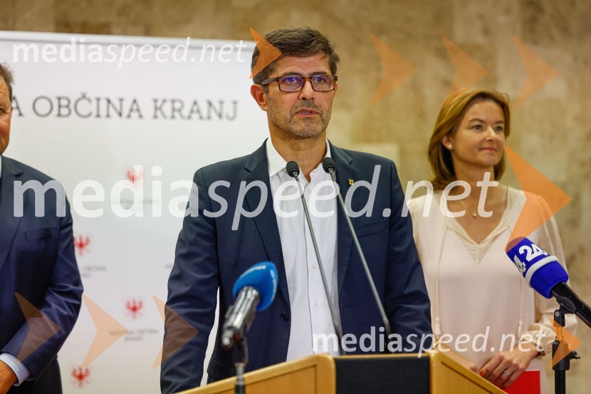  Matjaž Rakovec, župan Mestne občine KranjDelovno srečanje treh ministrov v Kranju