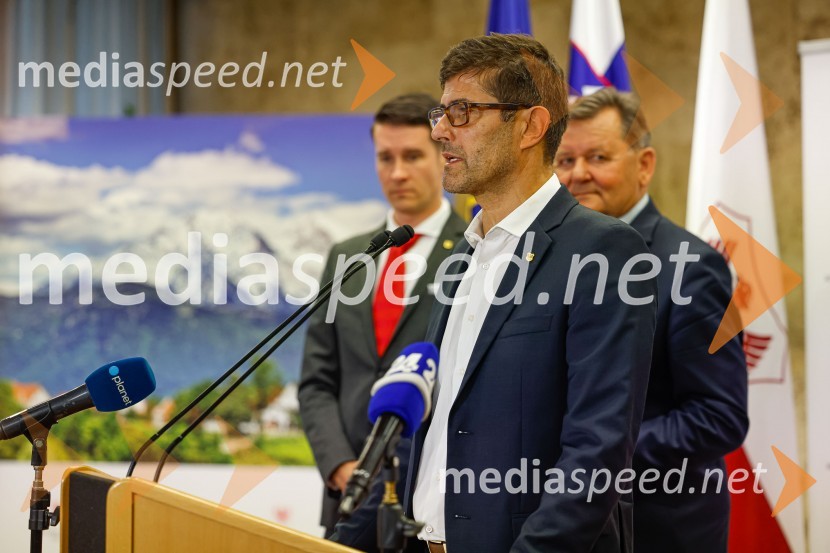  Matjaž Rakovec, župan Mestne občine KranjDelovno srečanje treh ministrov v Kranju