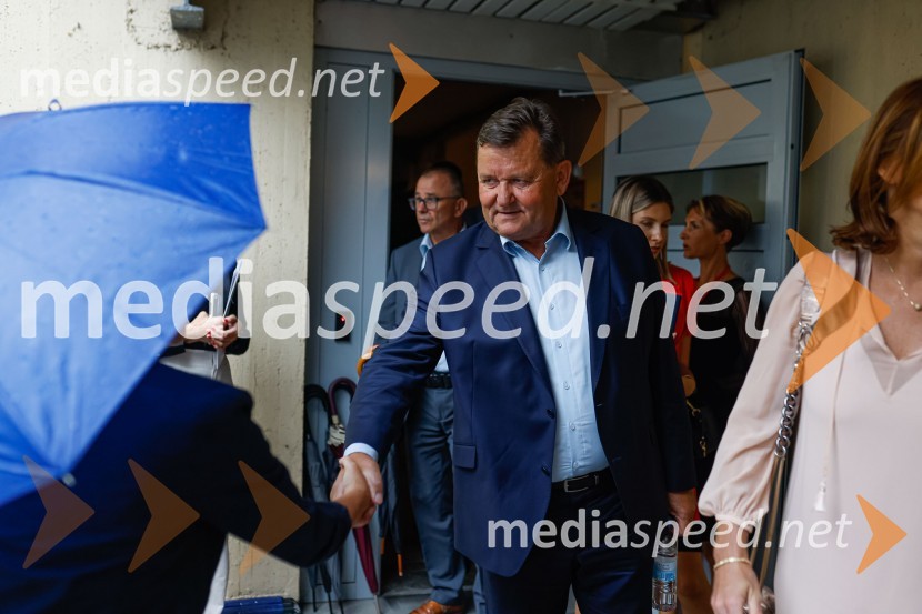 dr. Aleksander Jevšek, minister za razvoj in EU kohezijsko politikoDelovno srečanje treh ministrov v Kranju