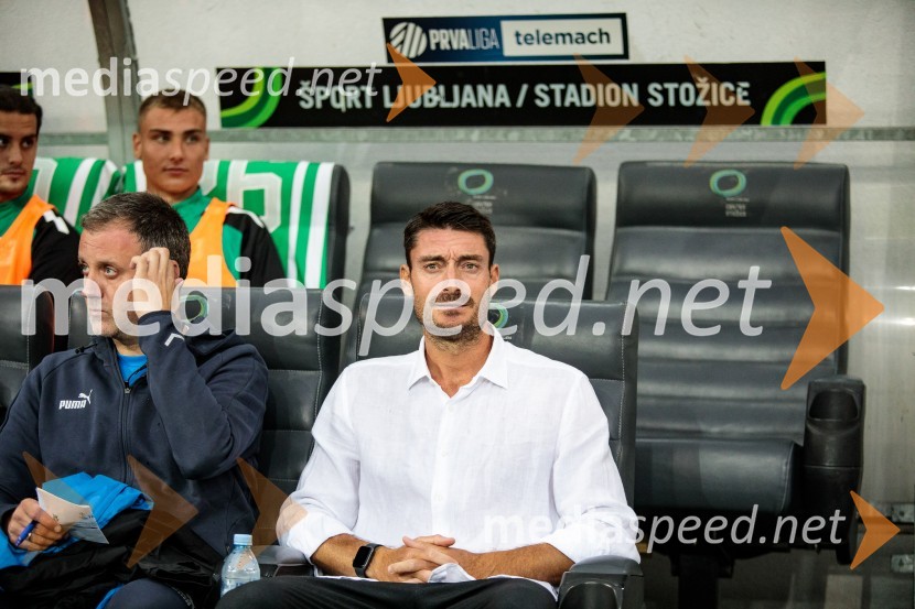  ... ;  Albert Riera, trener NK OlimpijaNogometna tekma NK Olimpija - FC Differdange 03