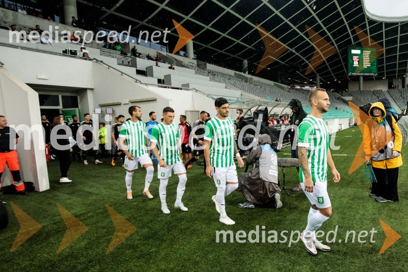  Aljaž Krefl, nogometaš, NK Olimpija;  Augstin Doffo, nogometaš;  ... ;  ... Nogometna tekma NK Olimpija - FC Differdange 03