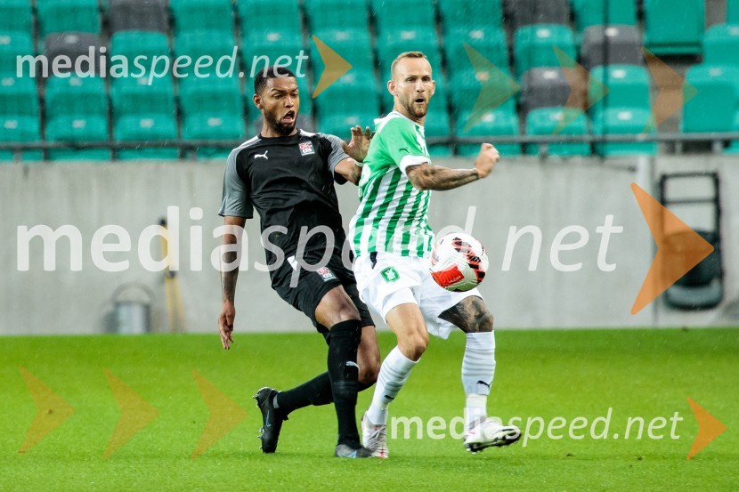  Oliveira Ulisses, nogometaš;  Aljaž Krefl, nogometaš, NK OlimpijaNogometna tekma NK Olimpija - FC Differdange 03