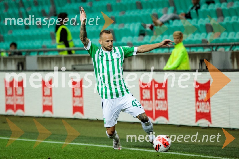  Aljaž Krefl, nogometaš, NK OlimpijaNogometna tekma NK Olimpija - FC Differdange 03