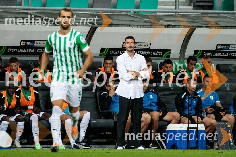  ... ;  Albert Riera, trener NK OlimpijaNogometna tekma NK Olimpija - FC Differdange 03