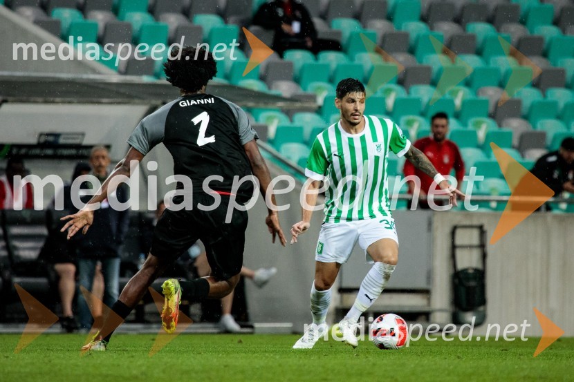 Gianni Medina, nogometaš;  Augstin Doffo, nogometašNogometna tekma NK Olimpija - FC Differdange 03