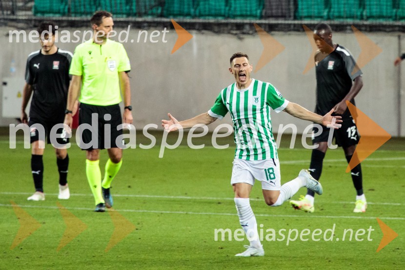  Mario Kvesić, nogometašNogometna tekma NK Olimpija - FC Differdange 03