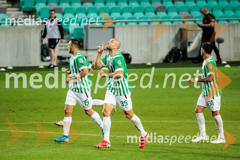  Djordje Crnomarković, nogometaš;  Goran Milović, nogometaš;  Augstin Doffo, nogometašNogometna tekma NK Olimpija - FC Differdange 03