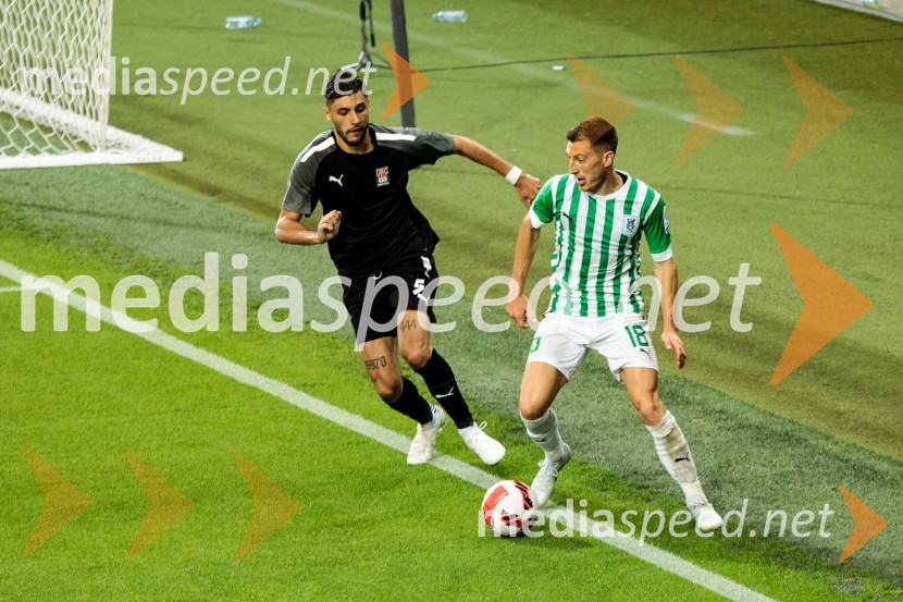  Théo Brusco, nogometaš;  Mario Kvesić, nogometašNogometna tekma NK Olimpija - FC Differdange 03