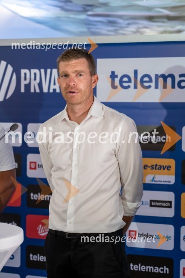  Simon Rožman, trener, NK DomžaleNovinarska konferenca prve nogometne lige