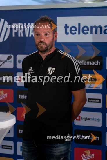  Damir  Čontala, nogometni trener, NŠ MuraNovinarska konferenca prve nogometne lige