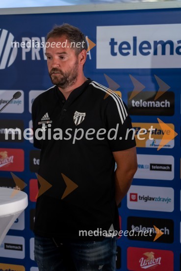  Damir  Čontala, nogometni trener, NŠ MuraNovinarska konferenca prve nogometne lige