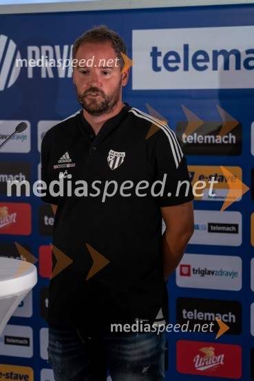  Damir  Čontala, nogometni trener, NŠ MuraNovinarska konferenca prve nogometne lige