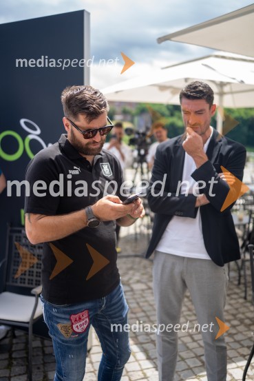  ... ;  Albert Riera, trener NK OlimpijaNovinarska konferenca prve nogometne lige