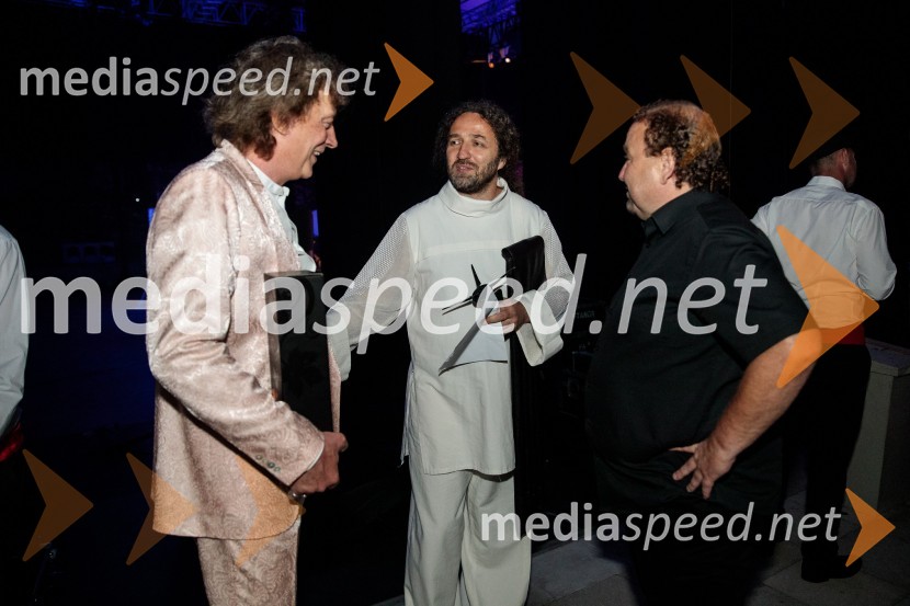  Tonči Huljić, skladatelj;  ... ;  Darko  Brlek, direktor in umetniški vodja, Festival LjubljanaMediterraneo Tonči Huljić in Petar Grašo, Festival Ljubljana 2022