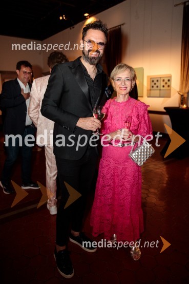  Petar Grašo, pevec;  Metka  Premerl, slavistkaMediterraneo Tonči Huljić in Petar Grašo, Festival Ljubljana 2022