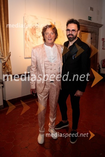  Tonči Huljić, skladatelj;  Petar Grašo, pevecMediterraneo Tonči Huljić in Petar Grašo, Festival Ljubljana 2022