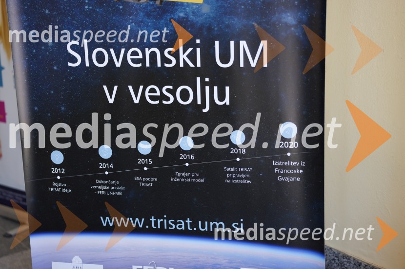 Izstrelitev satelita Trisat-R, Univerza v Mariboru