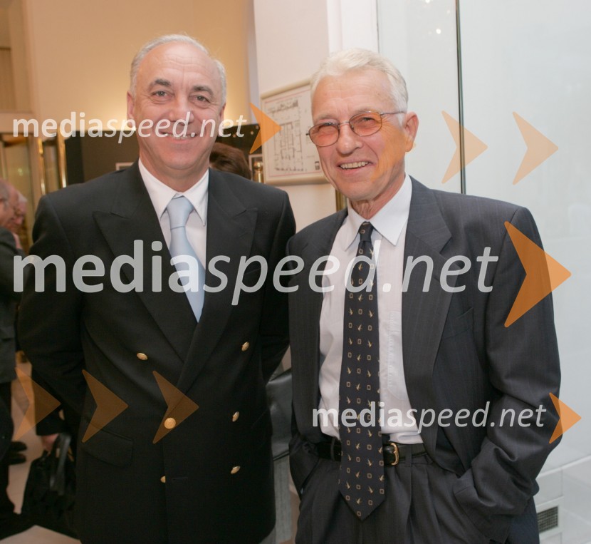 Janez Ujčič, lastnik televizijske postaje RTS in Darko Marin, novinar Rtv SlovenijaJanez Ujčič