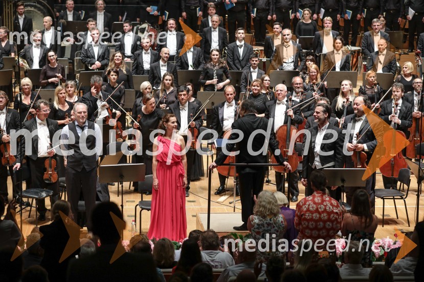  Charles Workman, tenor;  Sophie Koch, mezzosopran;  Charles Dutoit, dirigent;  John Relyea, basbariton;  ... Faustovo pogubljenje, Festival Ljubljana 2022