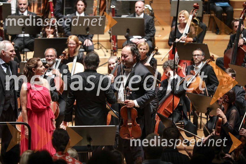  Sophie Koch, mezzosopran;  Charles Dutoit, dirigent;  ... Faustovo pogubljenje, Festival Ljubljana 2022