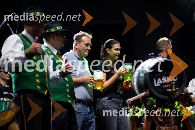  ... ;  ... ;  Franc Zdolšek, župan, občina Laško;  Tina Belej, STIK Laško, direktoricaPivo in cvetje 2022, petek