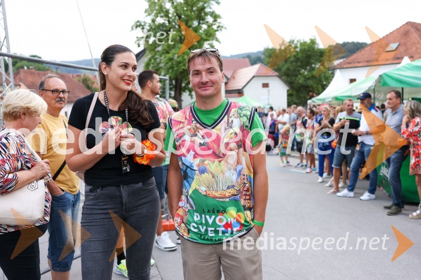  Tina Belej, STIK Laško, direktorica;  Rok  Marguč, deskar na sneguPivo in cvetje 2022, petek