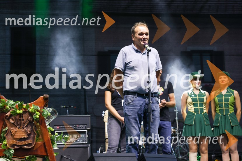  Franc Zdolšek, župan, občina LaškoPivo in cvetje 2022, petek