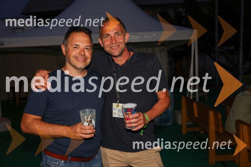  Jure Struc, direktor, Zavod za turizem Maribor;  Urban Kramberger, manager blagovne skupine, Pivovarna Laško UnionPivo in cvetje 2022, sobota