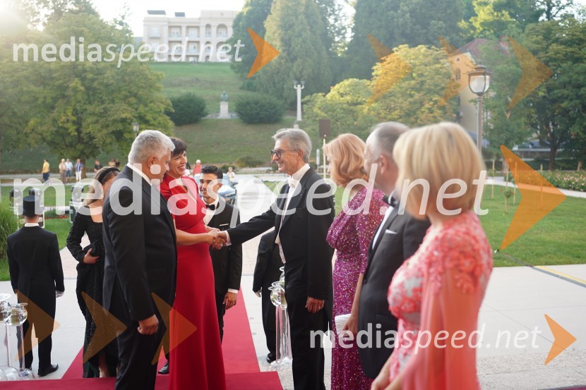  Aleš Jager, trgovine Jager;  Leonida Jager;  Franci Križan, organizator Aninega plesaAnin ples 2022