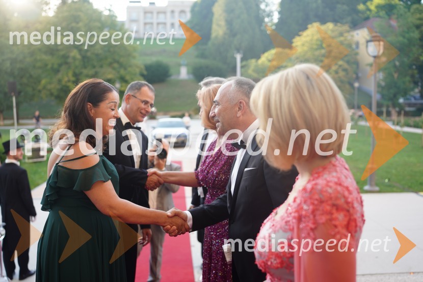  Renata Jager, Jagros d.o.o.;  Ivan Cajzek, direktor družbe GIC gradnjeAnin ples 2022