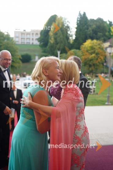  Anja Šketa, Vodja Planet Tuš Celje;  Nežika Cajzek, GIC gradnjeAnin ples 2022