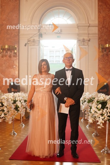  Nataša Holešek;  Mohor Holešek, dir. Slom d.o.o.Anin ples 2022