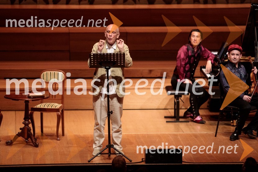  John Malkovich, igralec;  Hyung-ki Joo, pianist;  Aleksey Igudesman, violinistGlasbeni kritik John Malkovich, Festival Ljubljana 2022