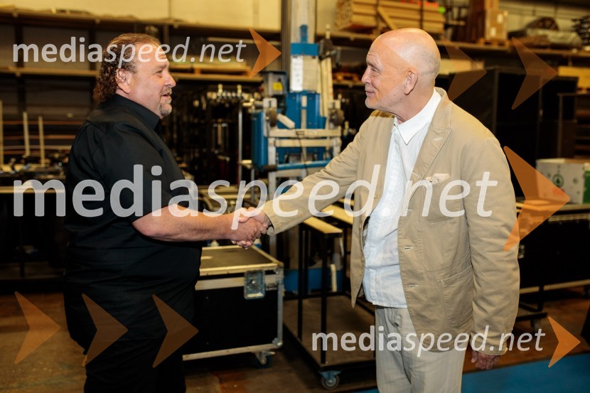  Darko  Brlek, direktor in umetniški vodja, Festival Ljubljana;  John Malkovich, igralecGlasbeni kritik John Malkovich, Festival Ljubljana 2022