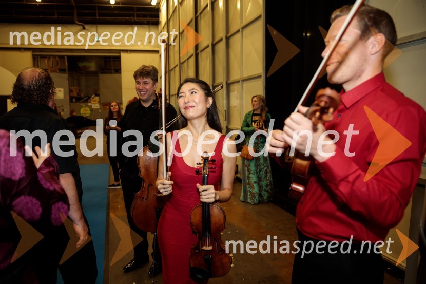  Kim So-Ock, violinistka;  Max Baillie, glasbenikGlasbeni kritik John Malkovich, Festival Ljubljana 2022