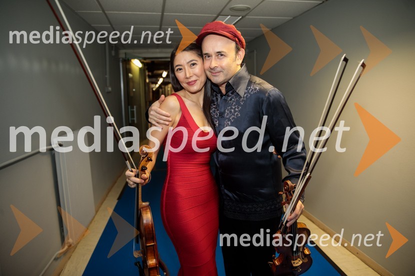  Kim So-Ock, violinistka;  Aleksey Igudesman, violinistGlasbeni kritik John Malkovich, Festival Ljubljana 2022