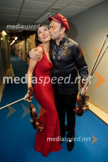  Kim So-Ock, violinistka;  Aleksey Igudesman, violinistGlasbeni kritik John Malkovich, Festival Ljubljana 2022