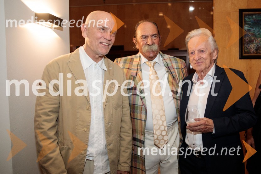  John Malkovich, igralec;  Marijan Zlobec, novinar, kritik;  ... Glasbeni kritik John Malkovich, Festival Ljubljana 2022