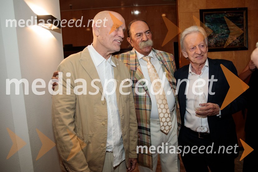  John Malkovich, igralec;  Marijan Zlobec, novinar, kritik;  ... Glasbeni kritik John Malkovich, Festival Ljubljana 2022